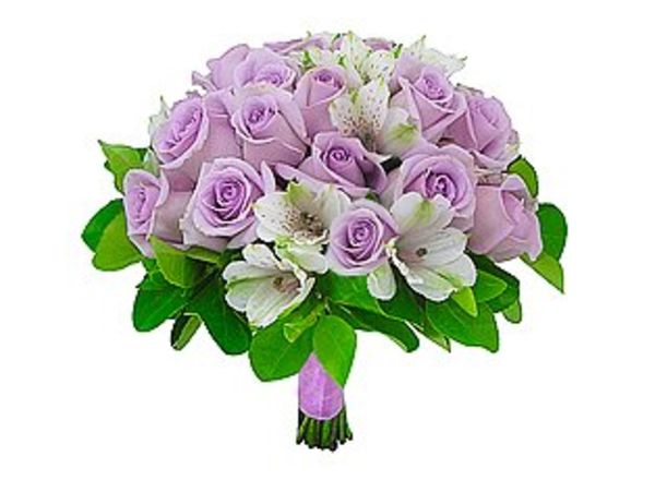 Flores: Buquês de noiva : Buquê de rosas colombianas (lilás) | Floricultura  Muriel - (11) 4666-3069