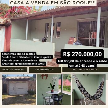 Casa a venda em São Roque!!! 